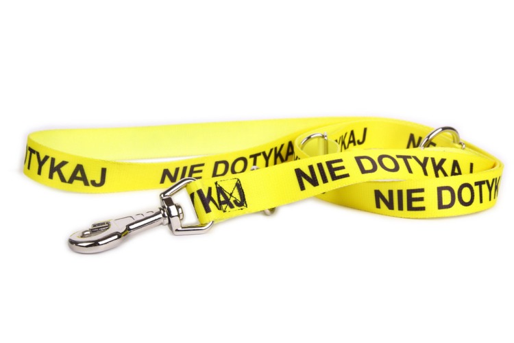 Smycz Regulowana - NIE DOTYKAJ