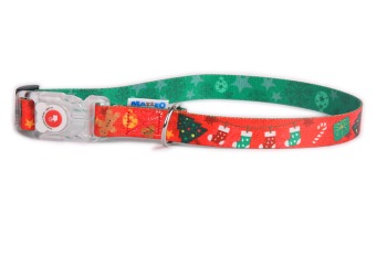 Obroża Klamra LED – Świąteczna